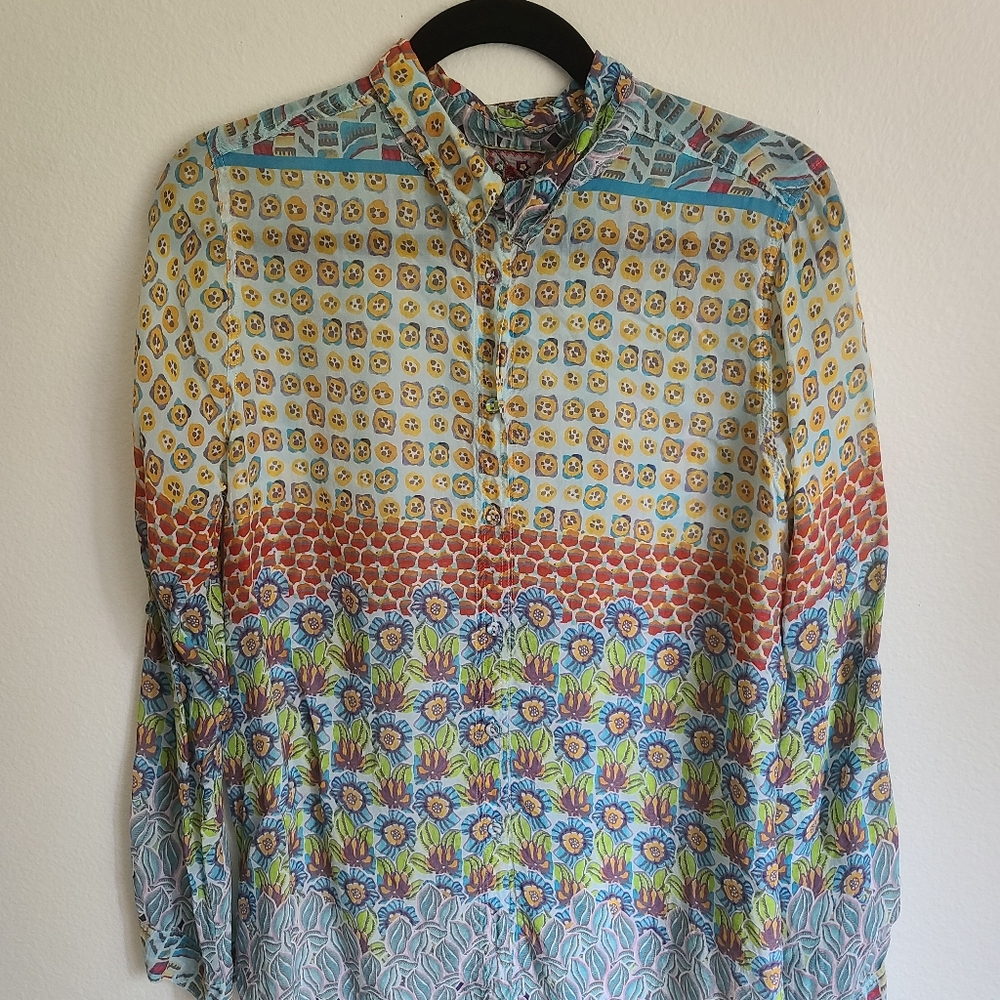 Johnny Was blouse size Small